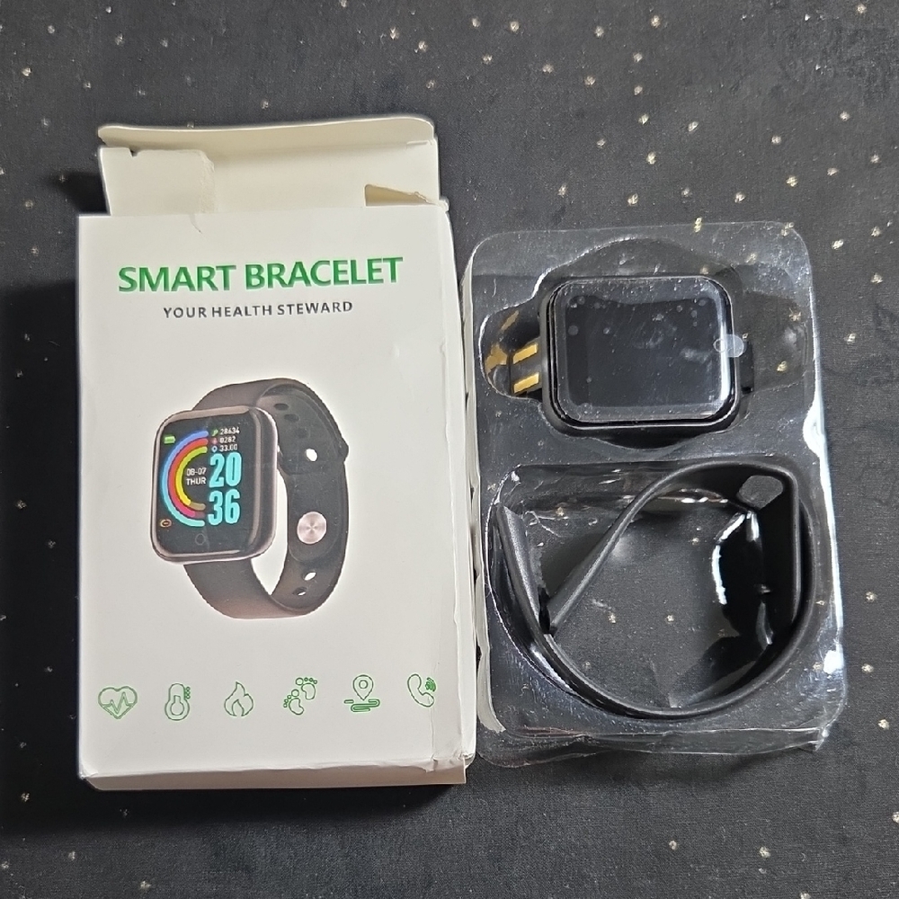 Smartwatch with Black Band